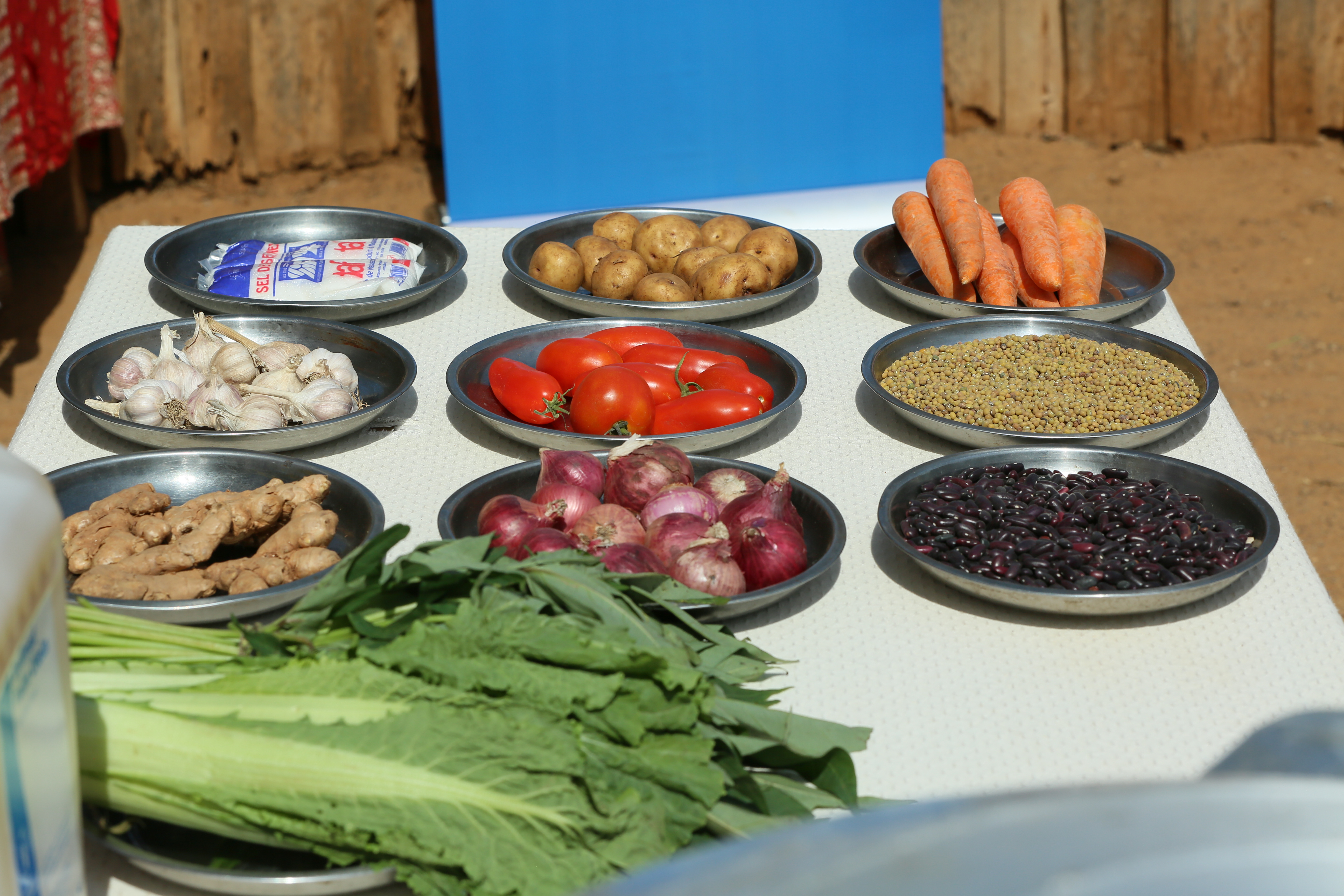 Nutritious food varieties for school meals in Madagascar