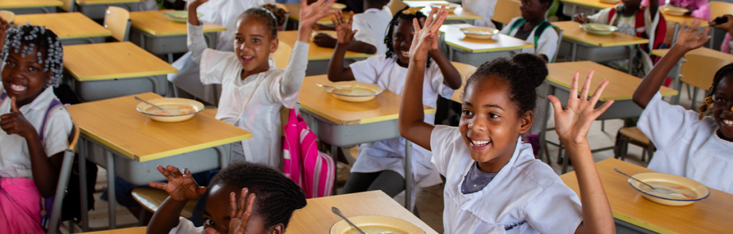 School Feeding in Humpata Municipality, Huíla province, Photo credit - Angola - ©WFP Mateus Pongo