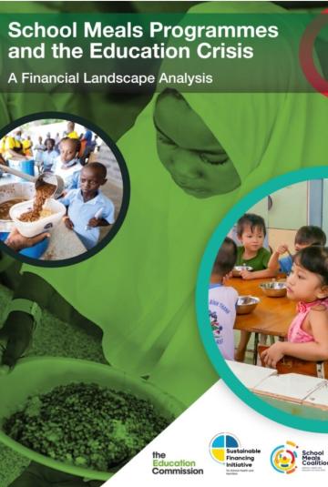 Cover "School meals programmes and the education crisis" document