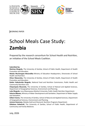 School Meals Case Study: Zambia